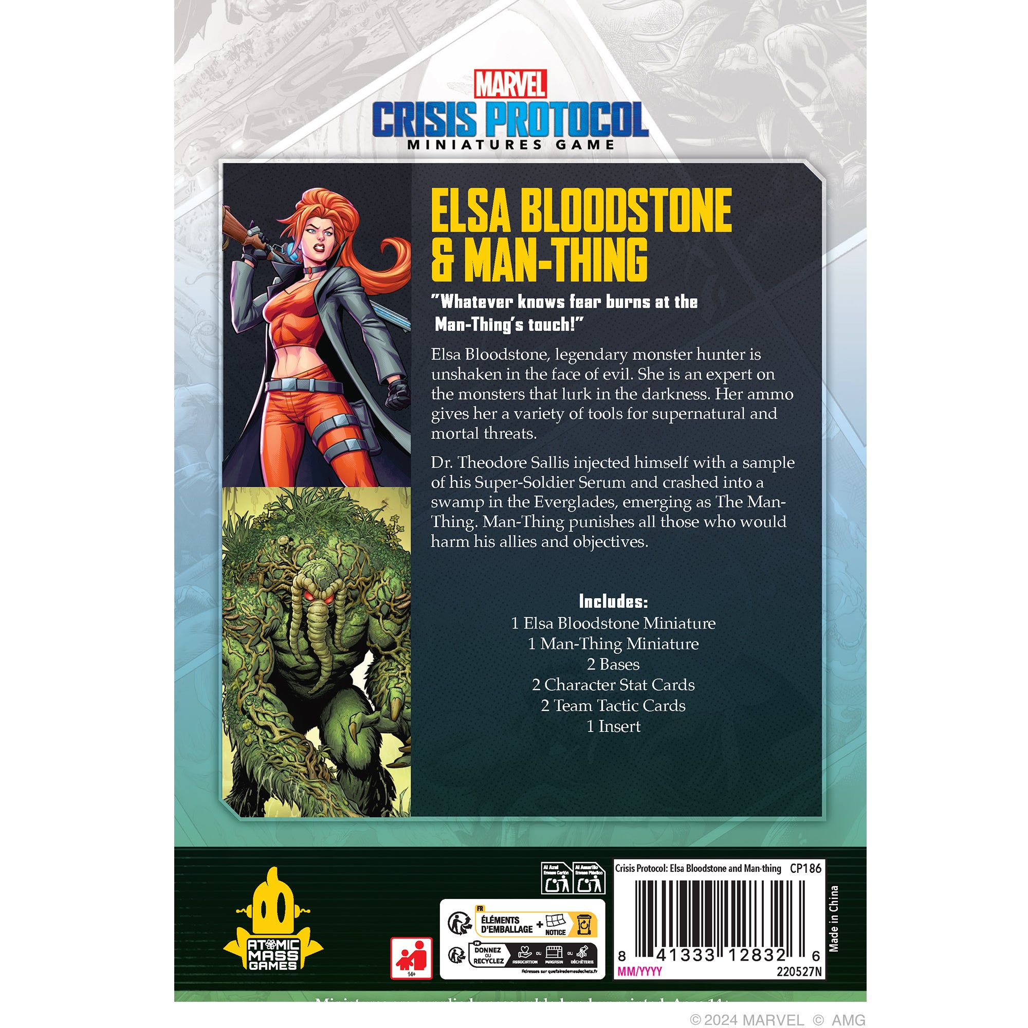 Marvel Crisis Protocol : Elsa Bloodstone and Man-Thing